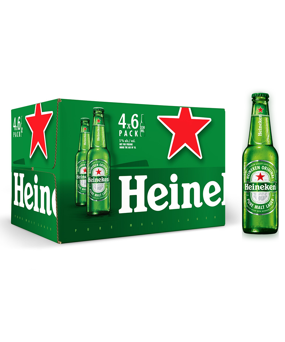 Heineken Lager Beer 6-Pack 330ml