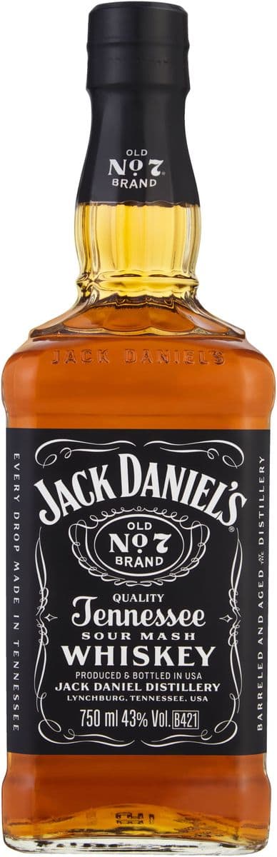 Jack Daniel's Tennessee Whiskey 750ml