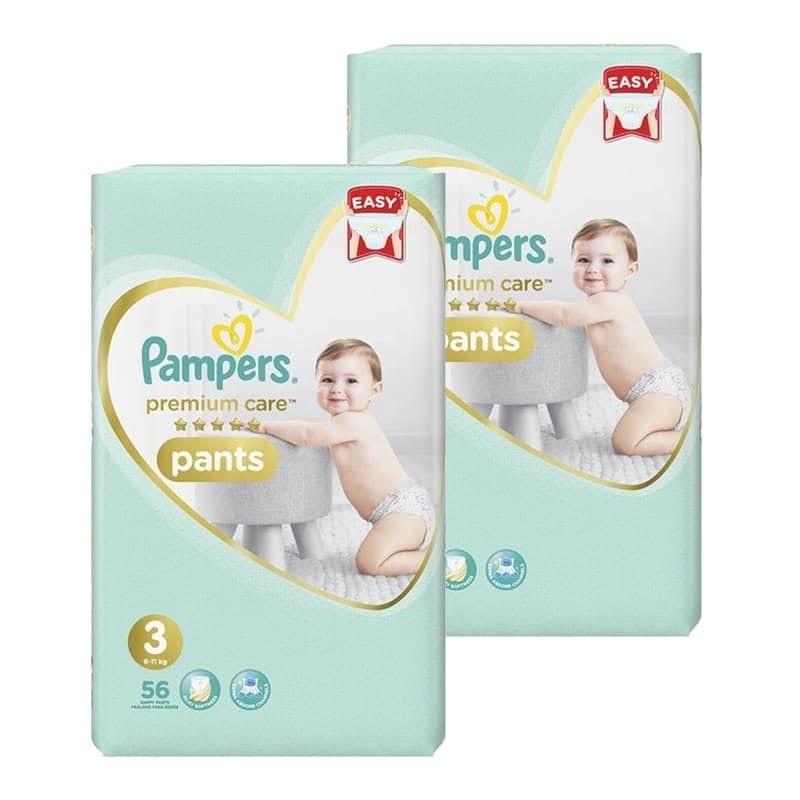 Pampers Premium Care Size 3 Nappies 56-Pack