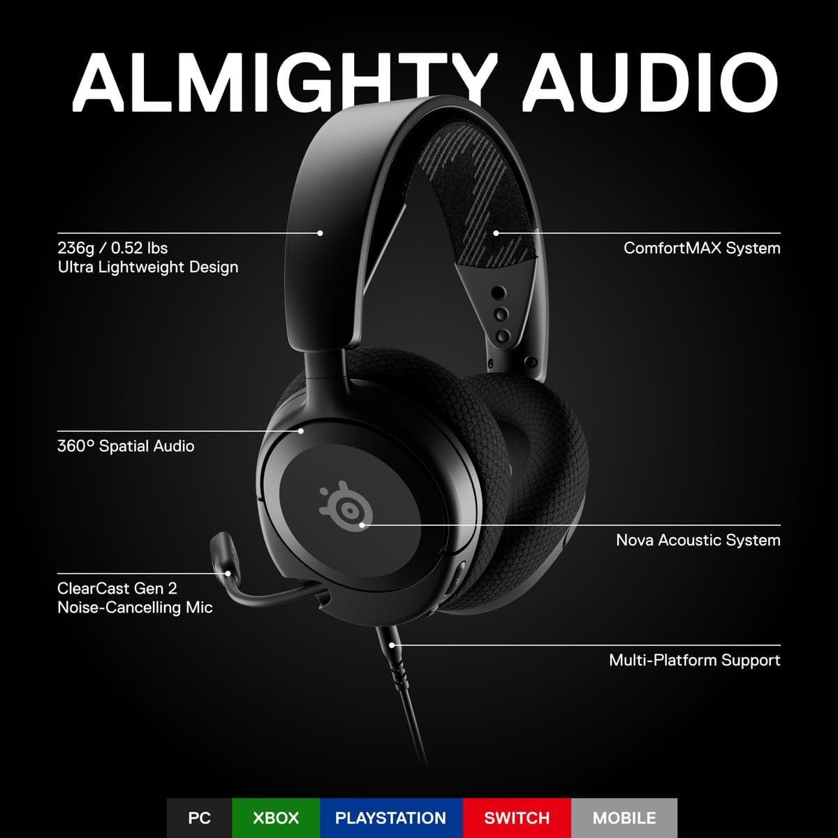 SteelSeries Arctis Nova 1 Gaming Headset image 2