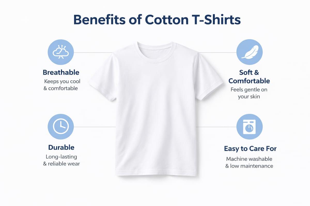 Hanes Cotton T-Shirt 3-Pack image 4