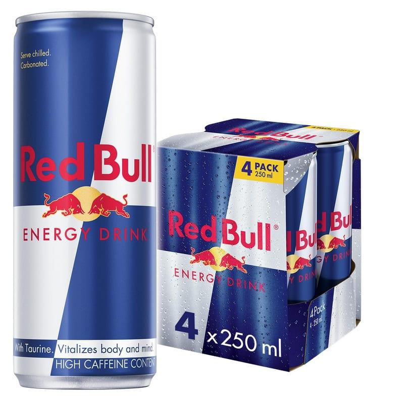 Red Bull Energy Drink 4-Pack 250ml image 1
