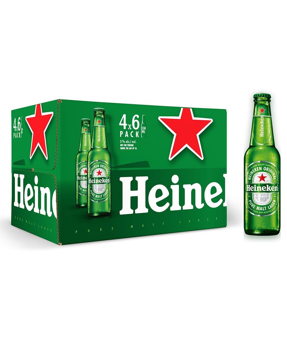 Heineken Lager Beer 6-Pack 330ml