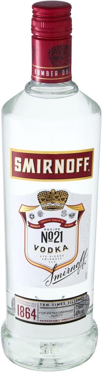 Smirnoff Red Vodka 750ml image 1