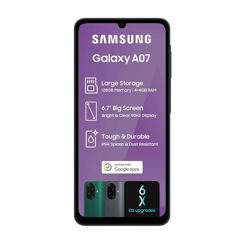 Samsung Galaxy A07 128GB LTE Dual Sim - Black image 2