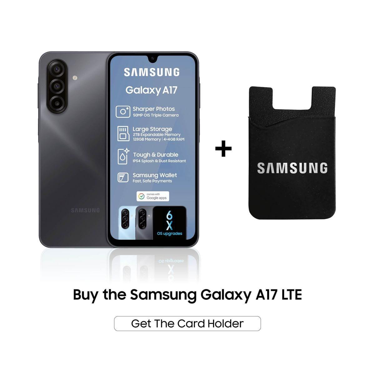 Samsung Galaxy A17 128GB LTE Dual Sim-Light Black+Card Holder image 2