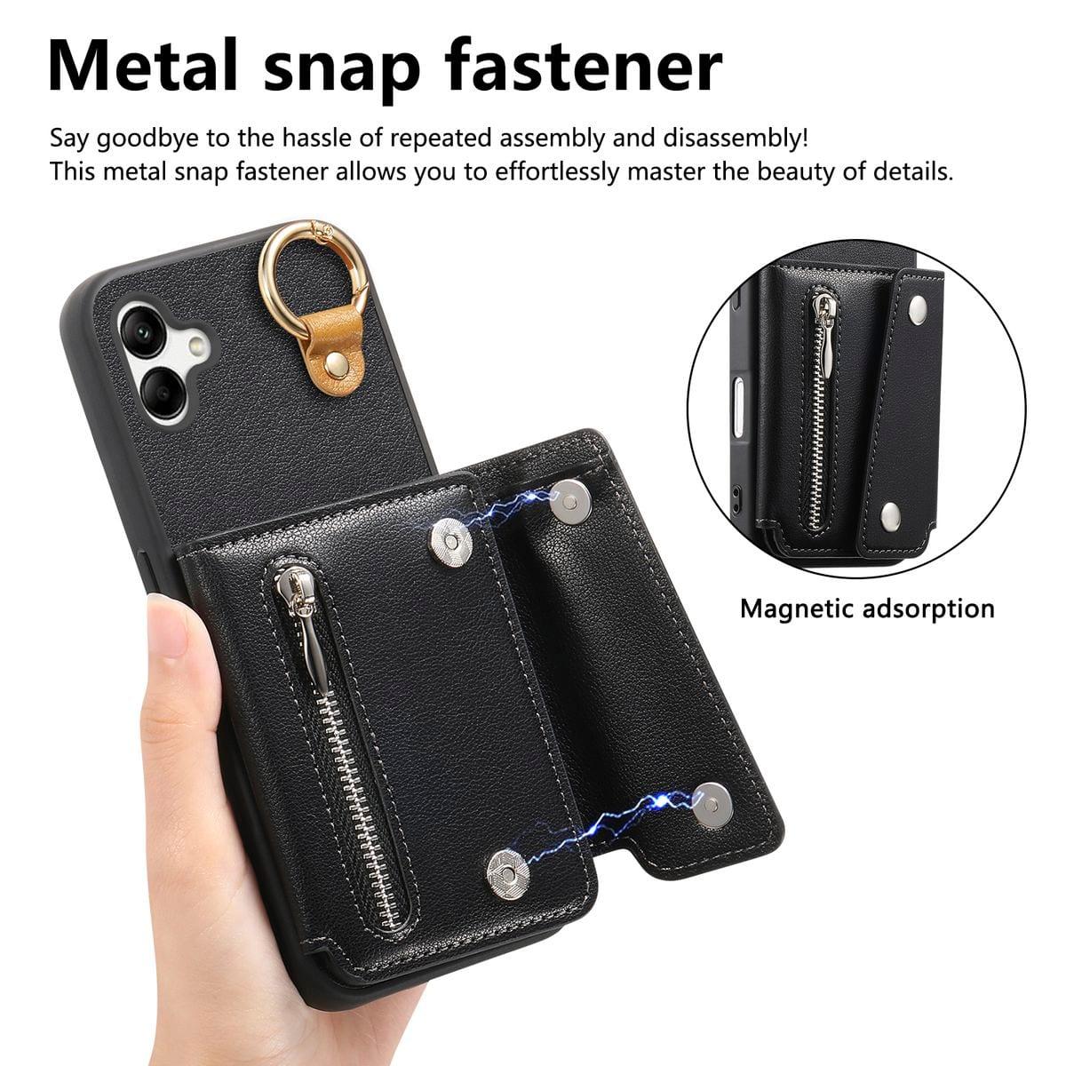 JOLITA Wallet Phone Case Compatible With Samsung Galaxy A04 Card Slot Stand image 4
