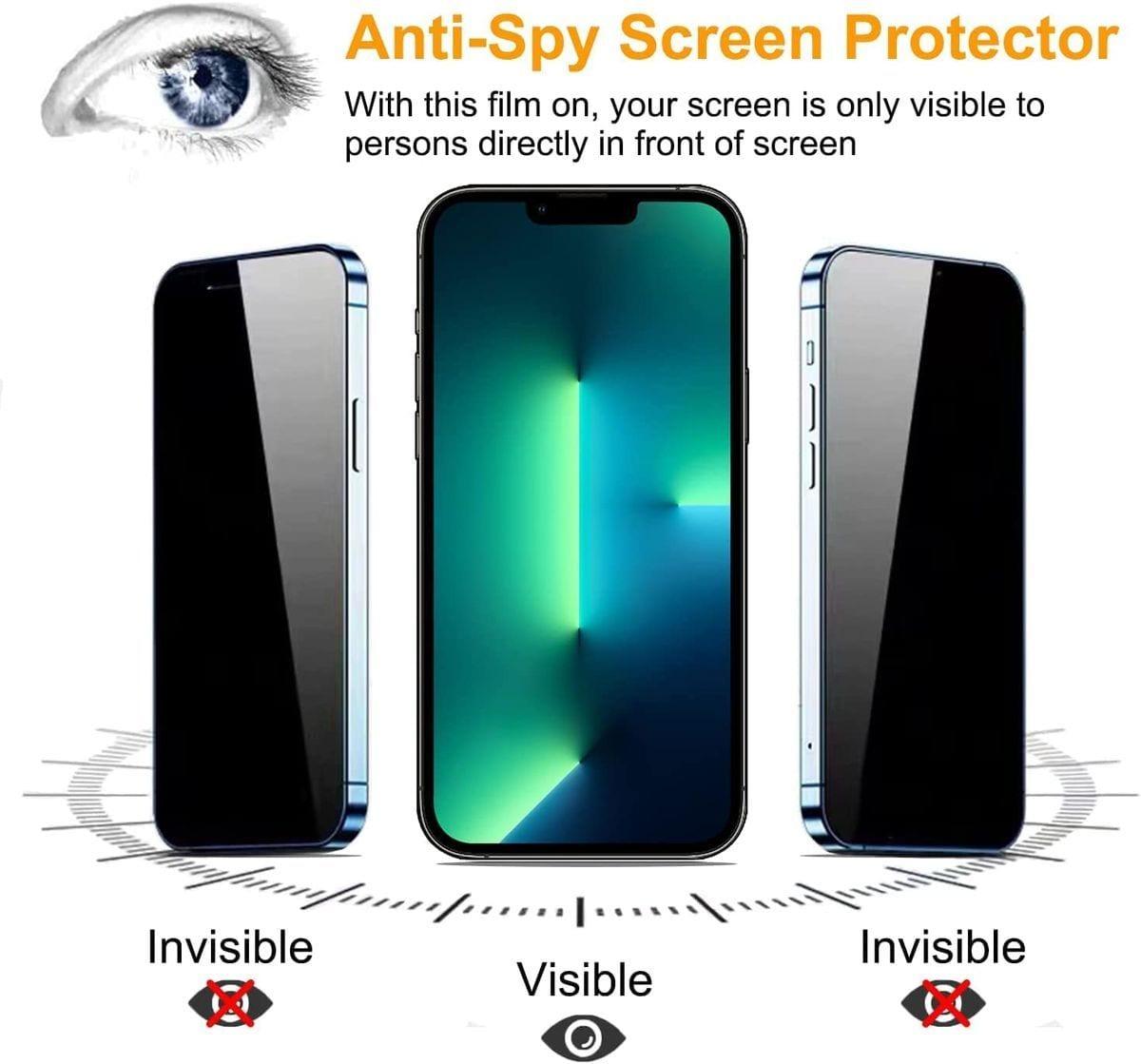 Cover & Privacy Glass Combo Compatible with Samsung Galaxy a Series image 2