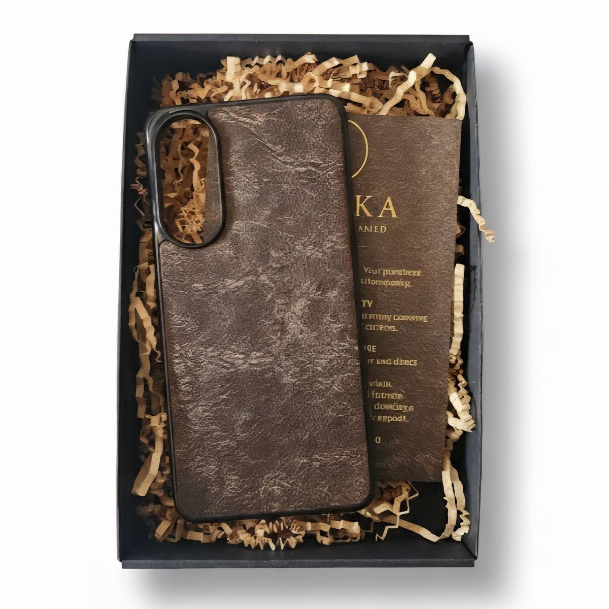 Genuine Buffalo Leather Phone Case Compatible with Samsung A Series image 2