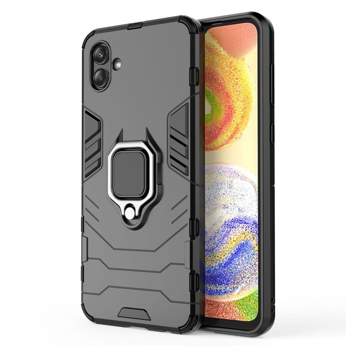 Phone Case compatible with Samsung Galaxy A04 Shockproof with Holder image 2