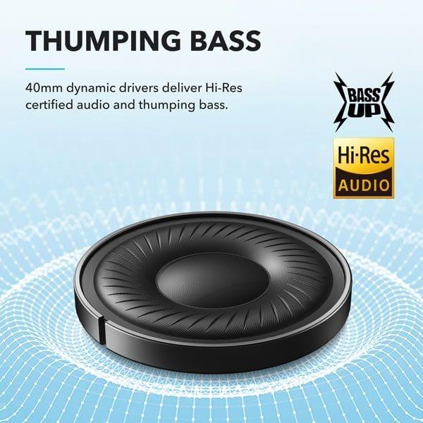 soundcore Q20i Hi-Res Smart Active Noise Cancelling Over Ear Headphones image 2