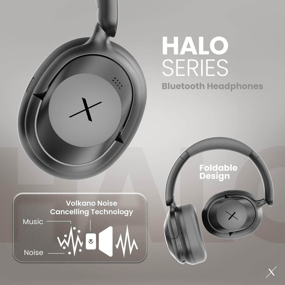 VolkanoX Halo Series ANC Bluetooth Wireless Over-Ear Headphones with LDAC image 3