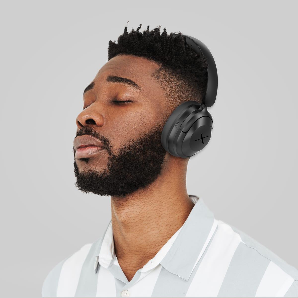 VolkanoX Halo Series ANC Bluetooth Wireless Over-Ear Headphones with LDAC image 4