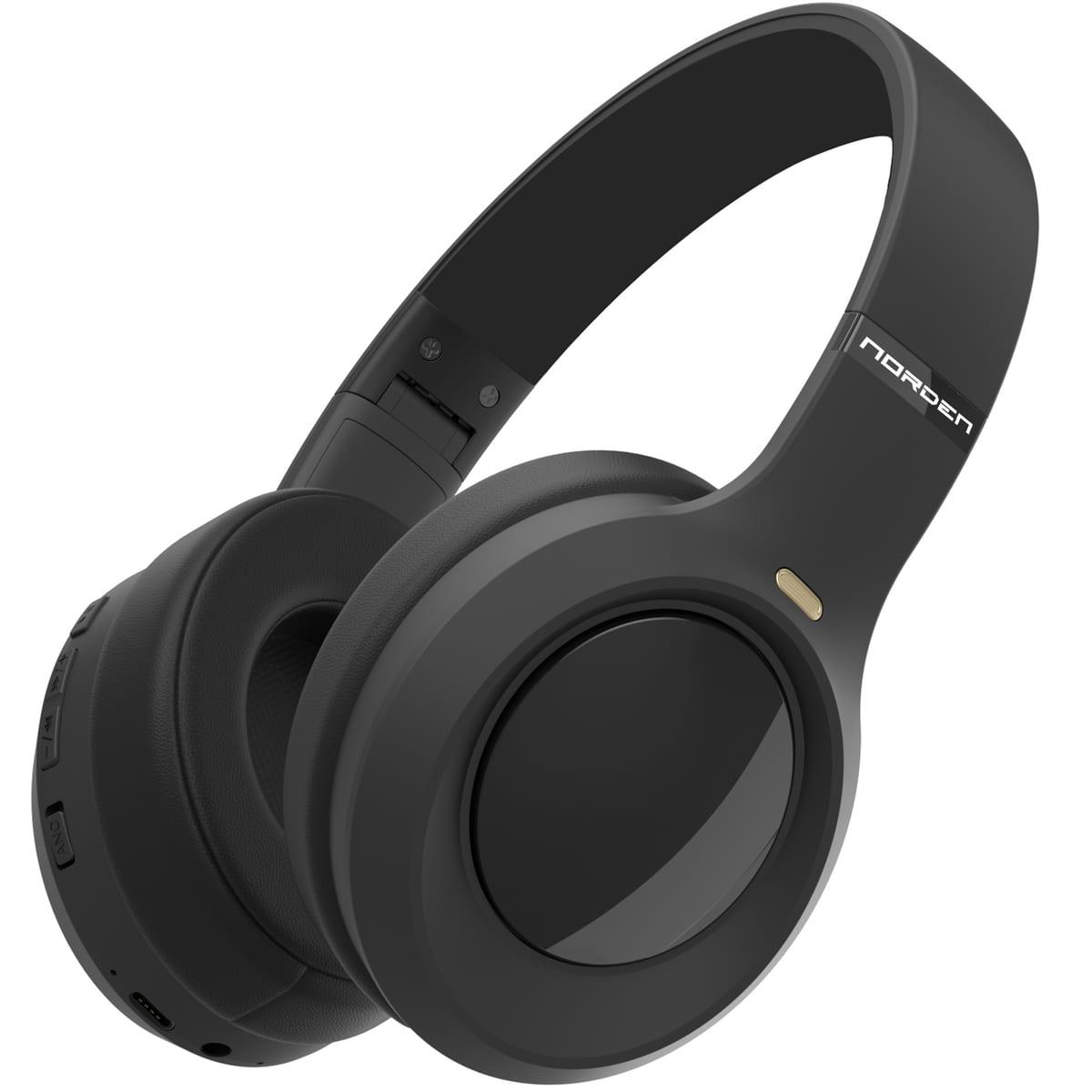 Norden Nova Noise Cancelling Bluetooth Headphones 50H Playback USB-C -Black image 4