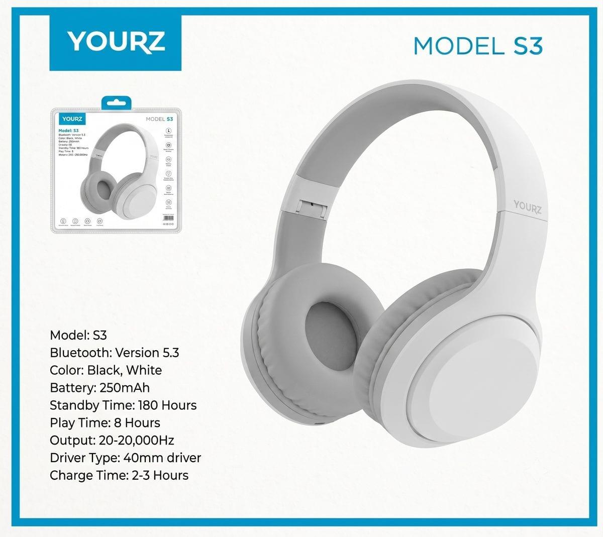Over-Ear Wireless Bluetooth Headphones Stereo Bass Foldable Headset image 3