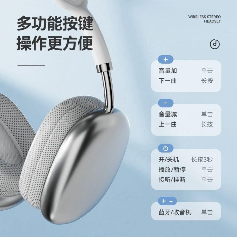 Over ear wireless Bluetooth headphones image 2