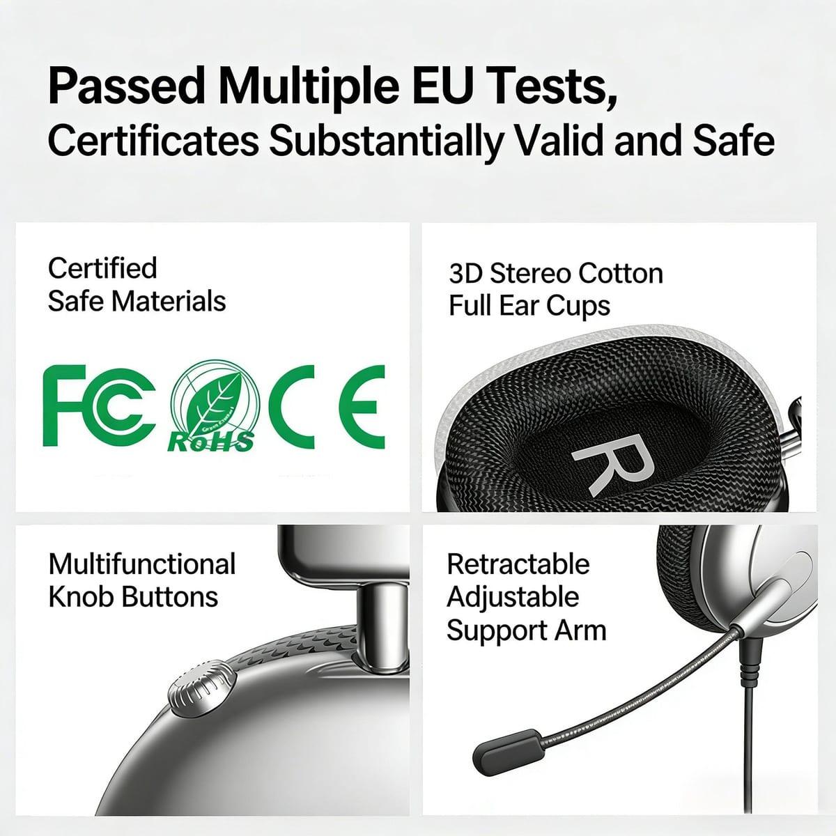 Wireless Bluetooth Over-Ear Headphones image 2