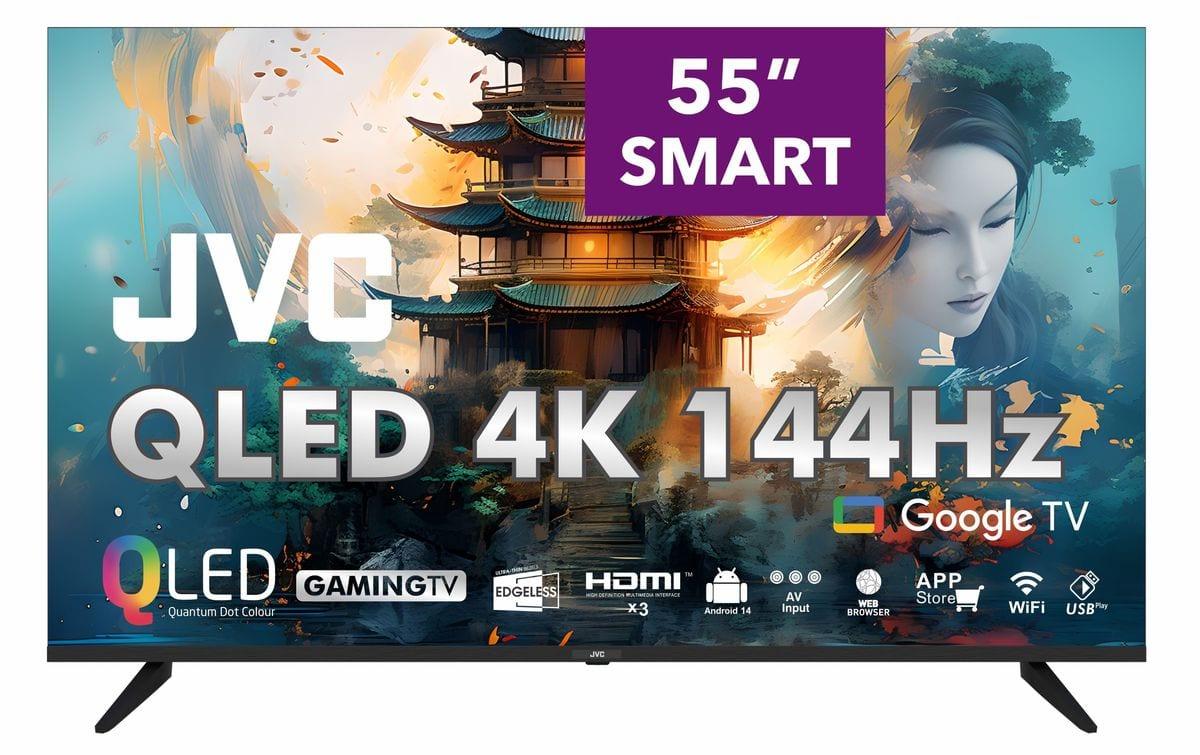 JVC 55" NQ7165 144Hz 4K QLED Google Smart TV with Dolby Atmos image 1