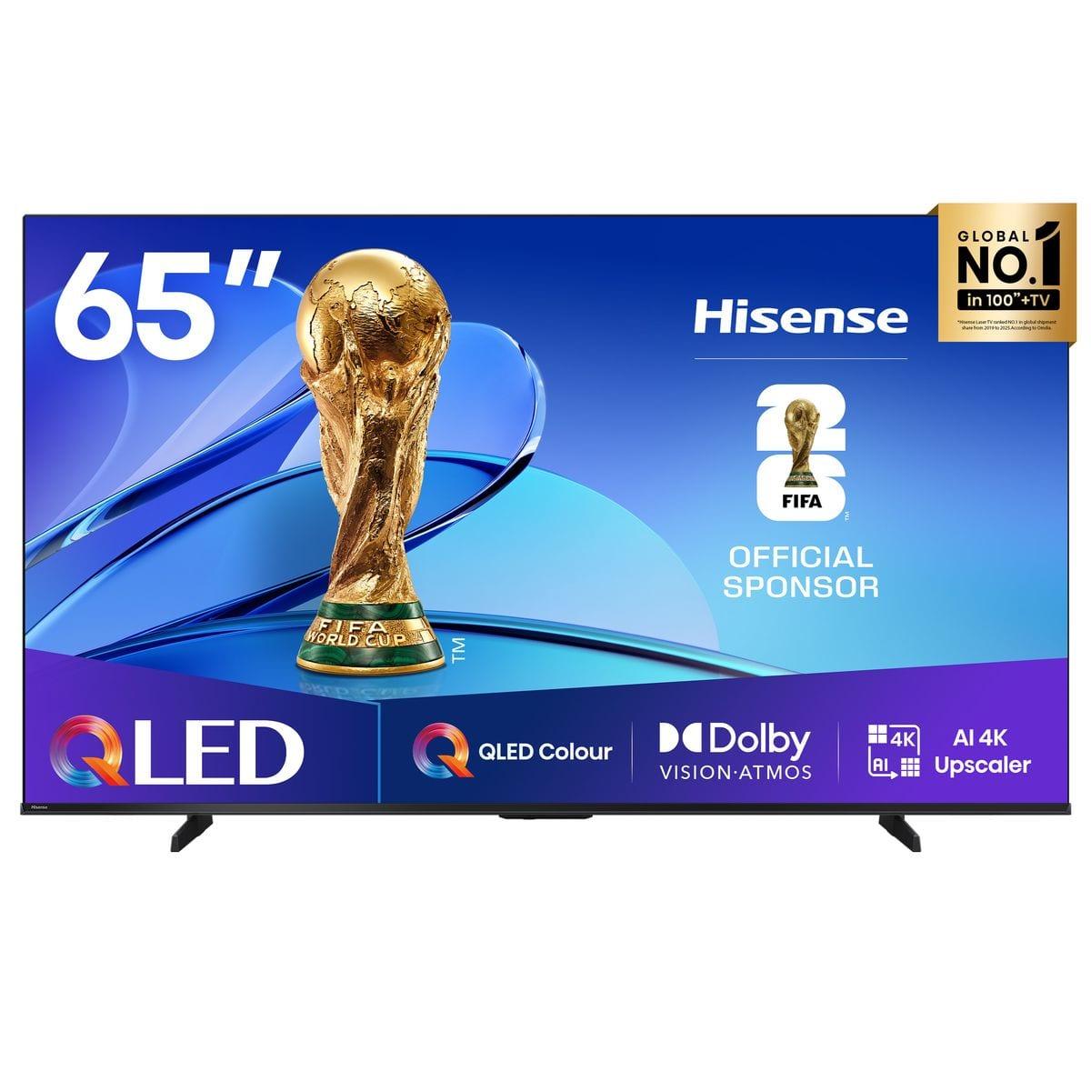 Hisense 65" E7Q QLED Smart TV with AI Upscaler, Dolby Atmos & Smooth Motion image 1