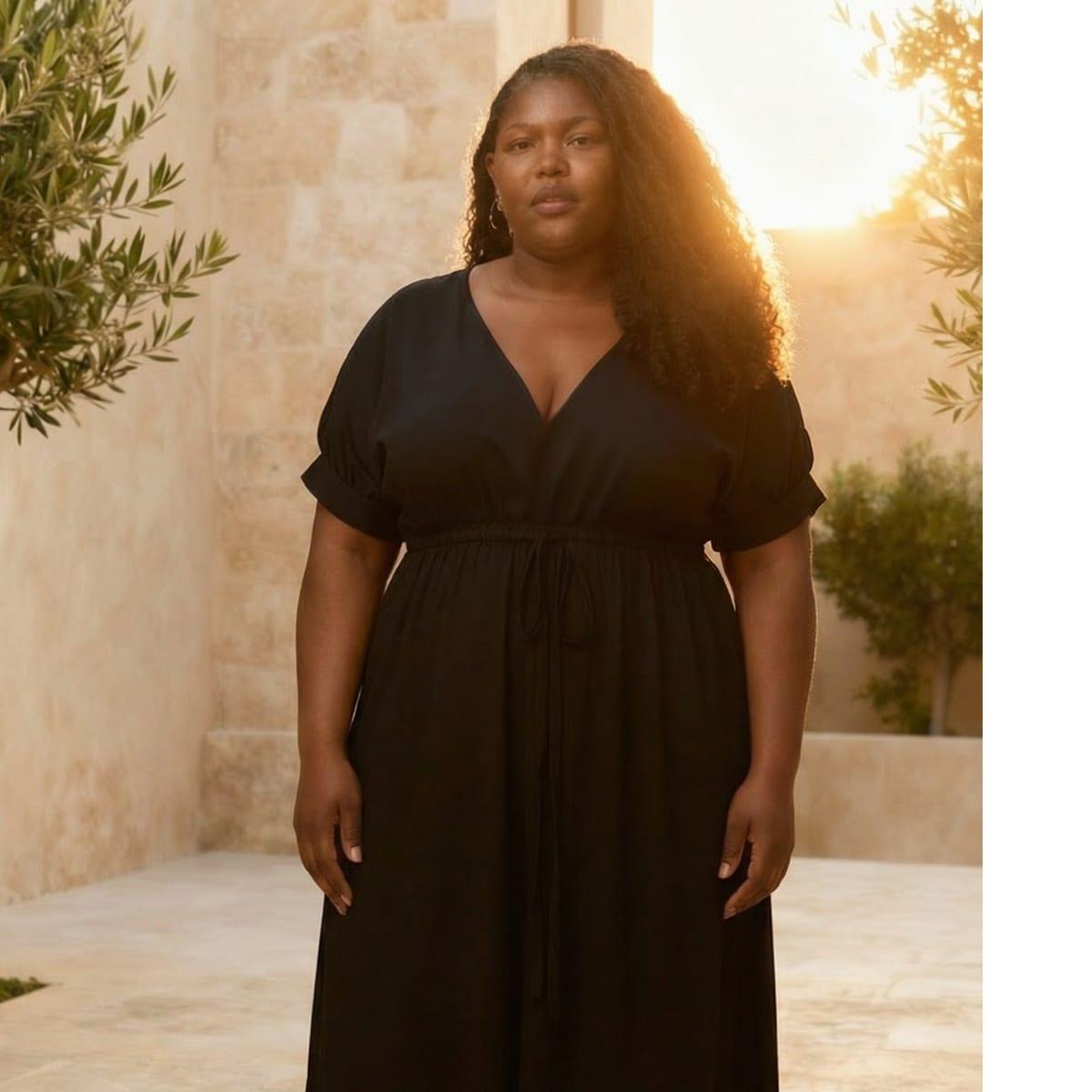 Women's Plus Size Maxi Dress image 2