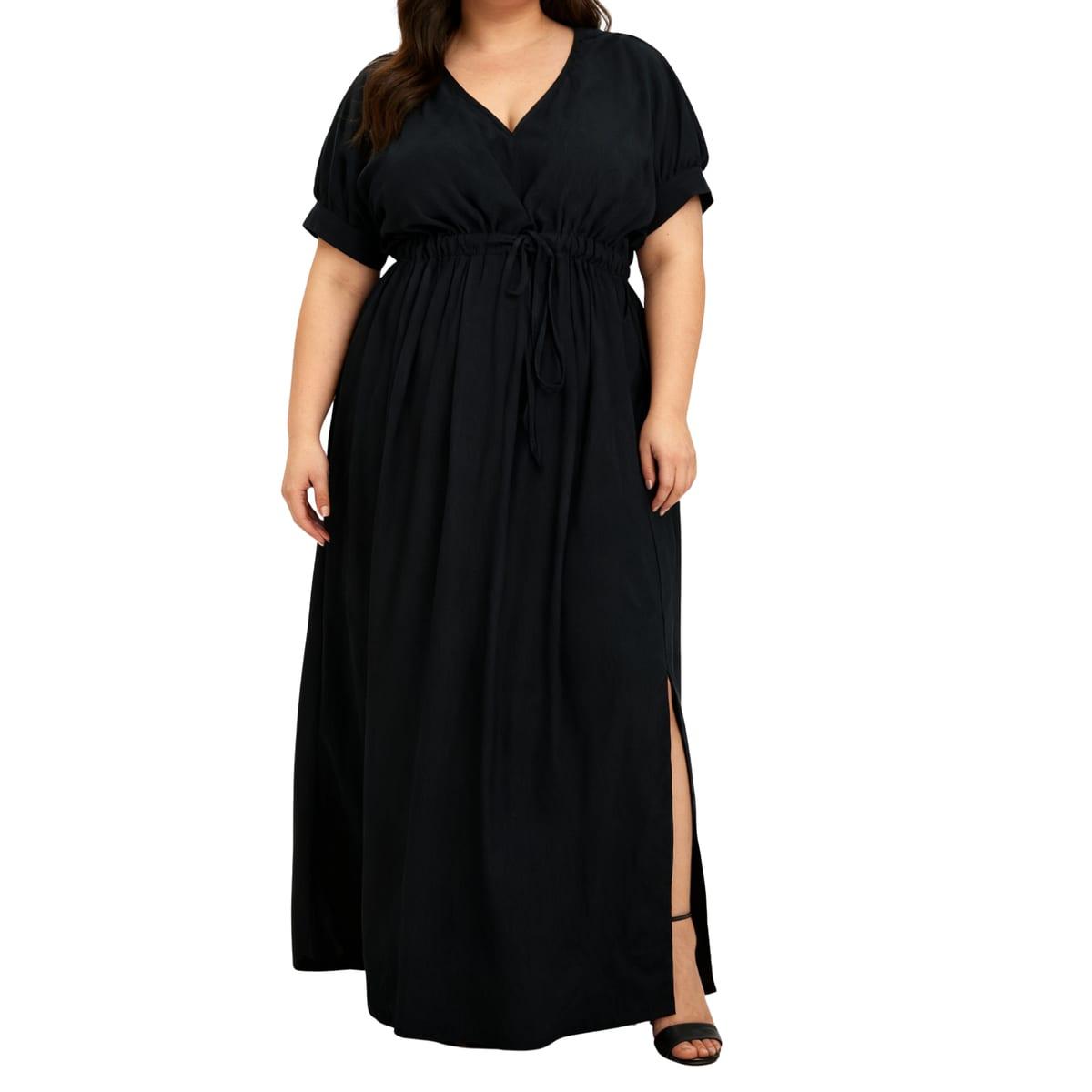 Women's Plus Size Maxi Dress image 4