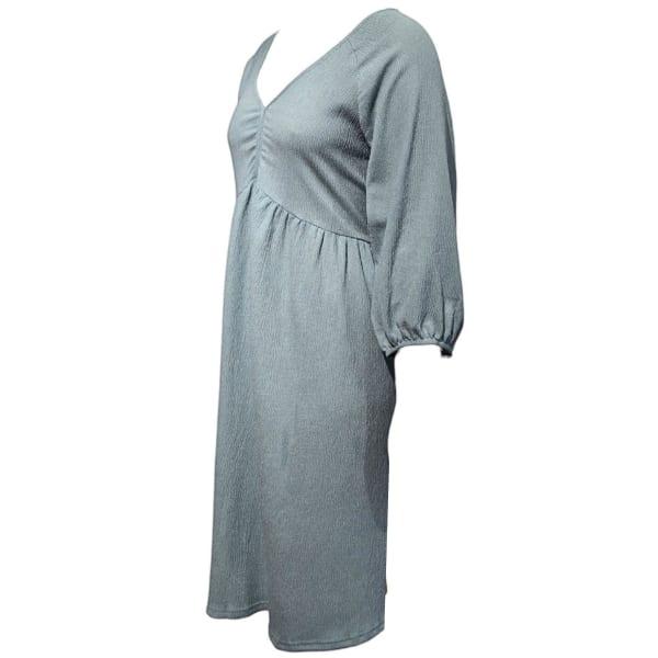 Missy Missi Ladies Midi Dress Tie Up V Neck Plus Size image 4
