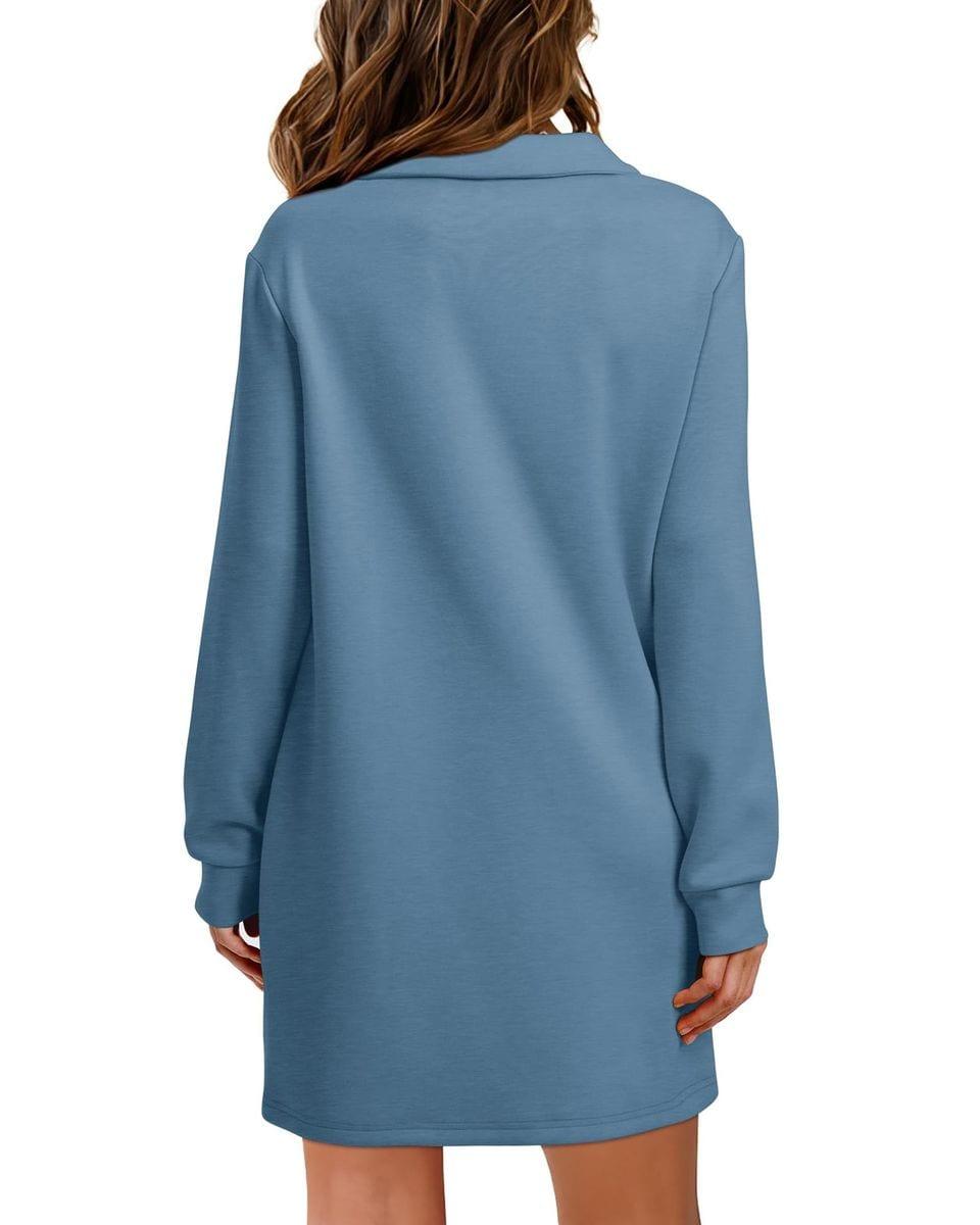 Women's autumn casual sports long sleeved dress image 4