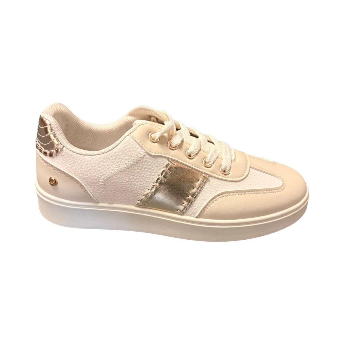 Women's Lace-Up Casual Sneakers - Low Top Everyday Fashion Shoes
