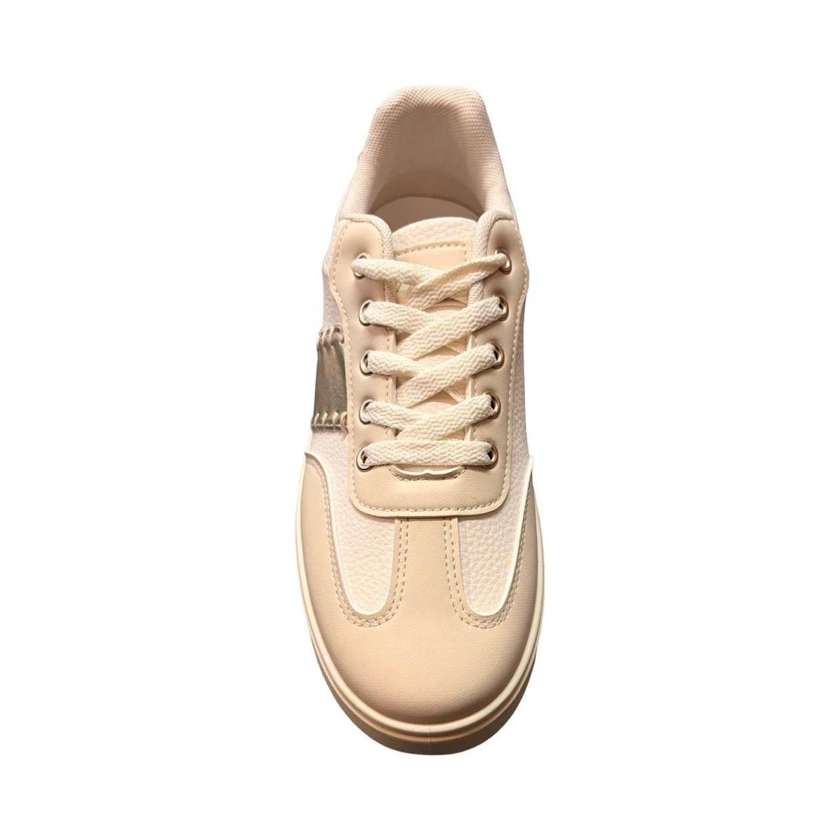 Women's Lace-Up Casual Sneakers - Low Top Everyday Fashion Shoes image 3