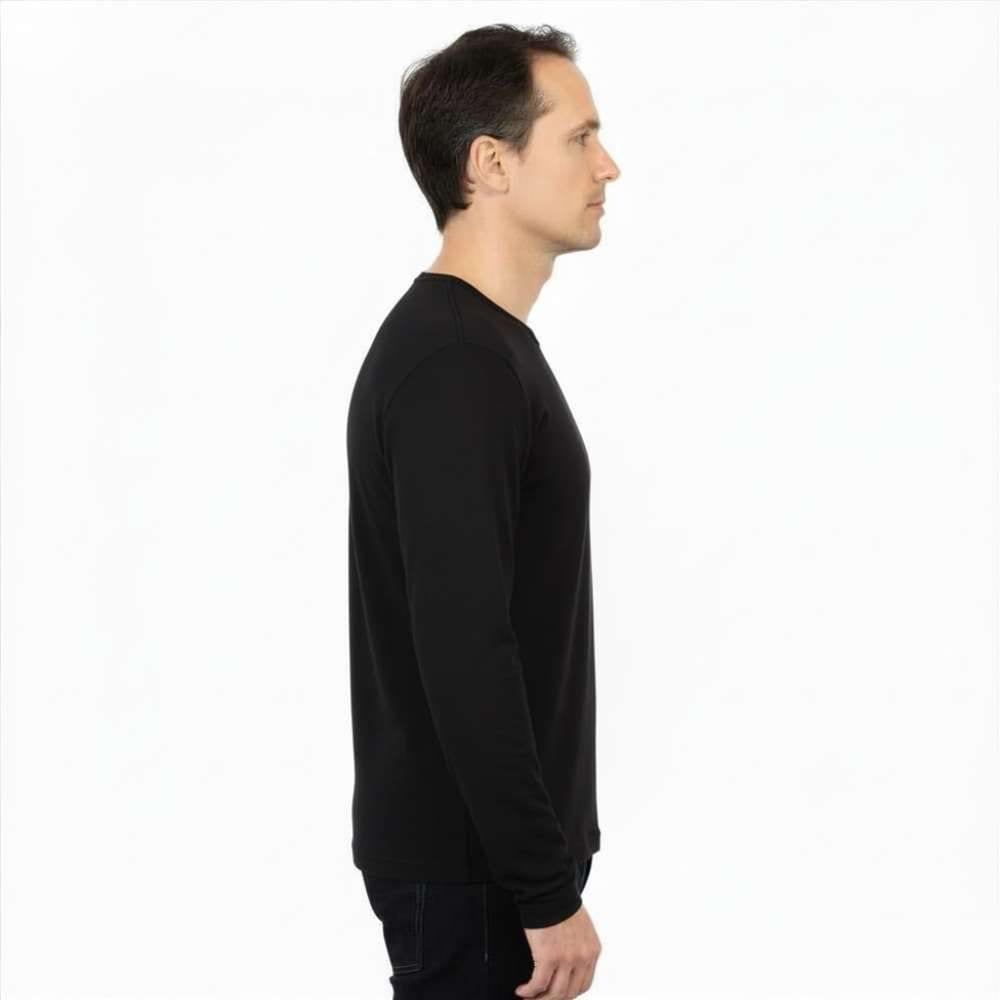 ULTIMATE T Men's 100% Cotton Premium Long Sleeve T-Shirt image 3