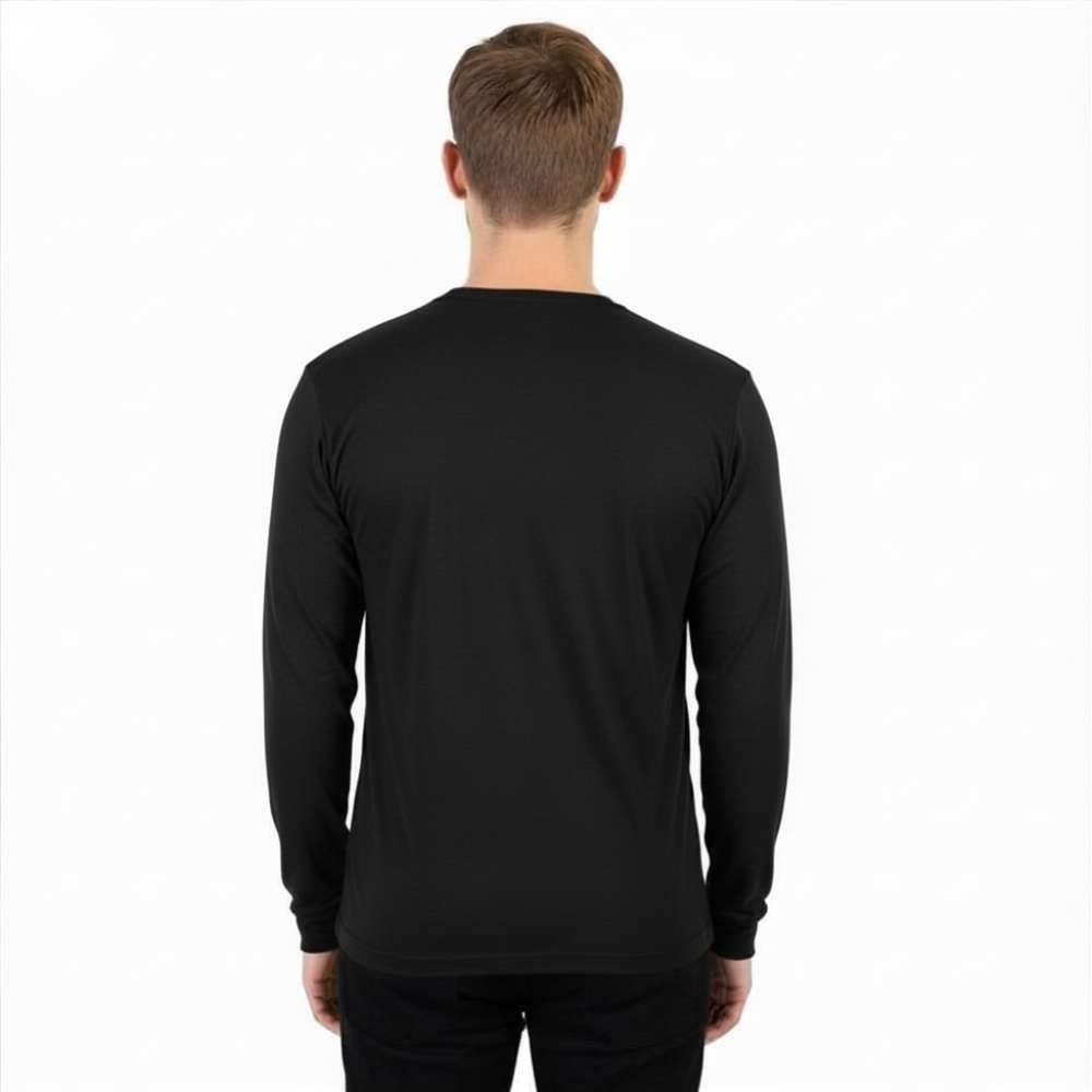 ULTIMATE T Men's 100% Cotton Premium Long Sleeve T-Shirt image 4