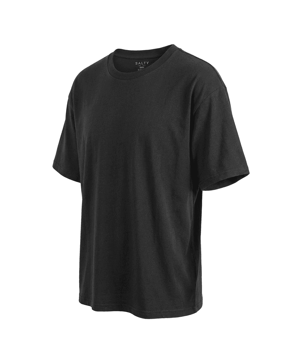 Salty - Men's plain t-shirt - Black