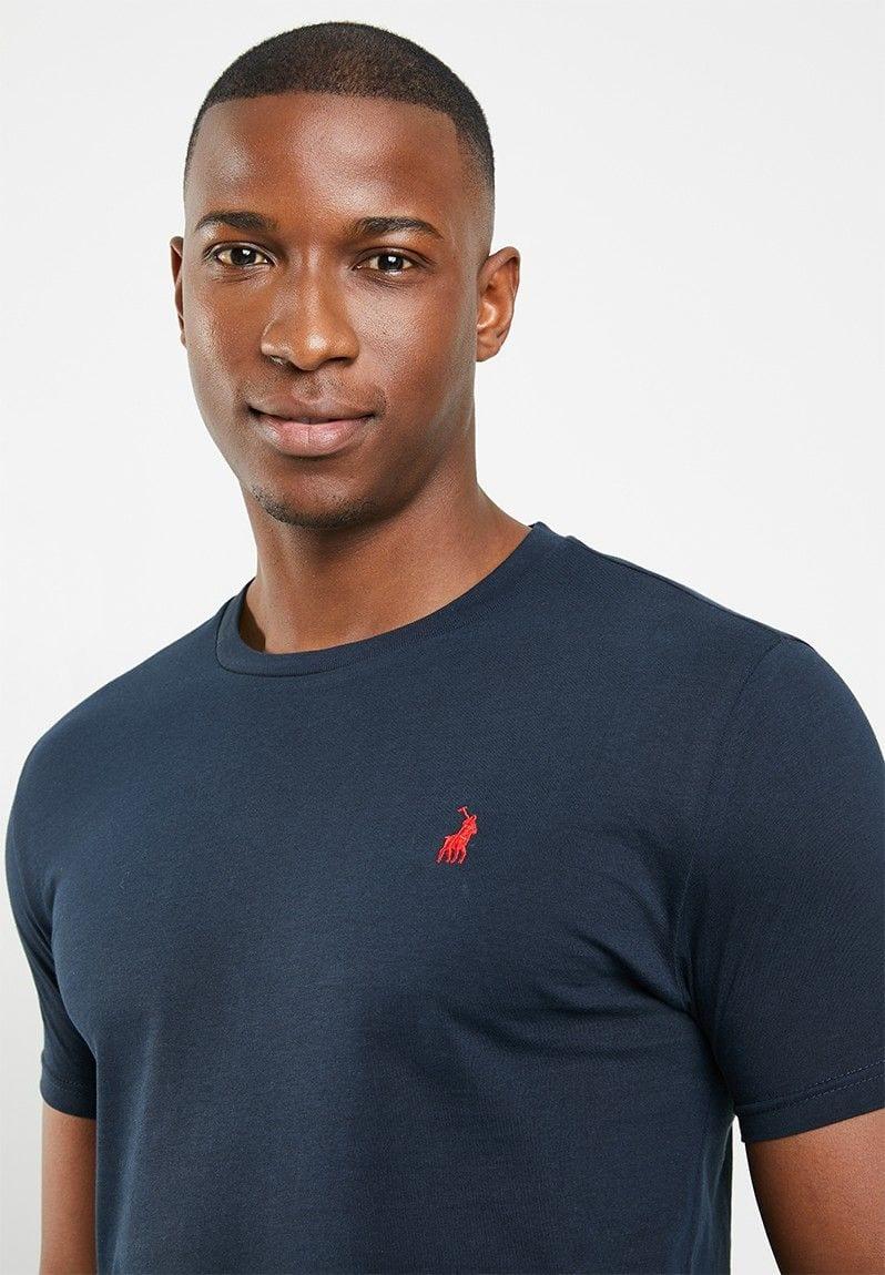 Polo Men Navy Cotton Short Sleeve Crew Neck T-shirt image 3