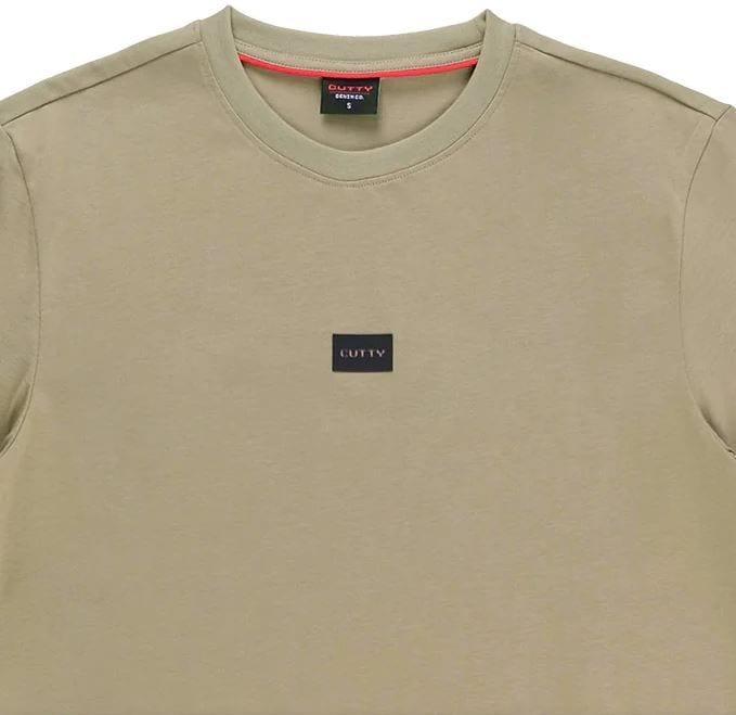 CUTTY Miles Men Cotton Short Sleeve Crew Neck T-shirt - Basil - XS image 4