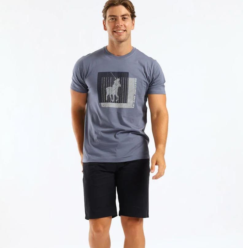 Polo Mens Block Printed Short Sleeve T-Shirt image 4