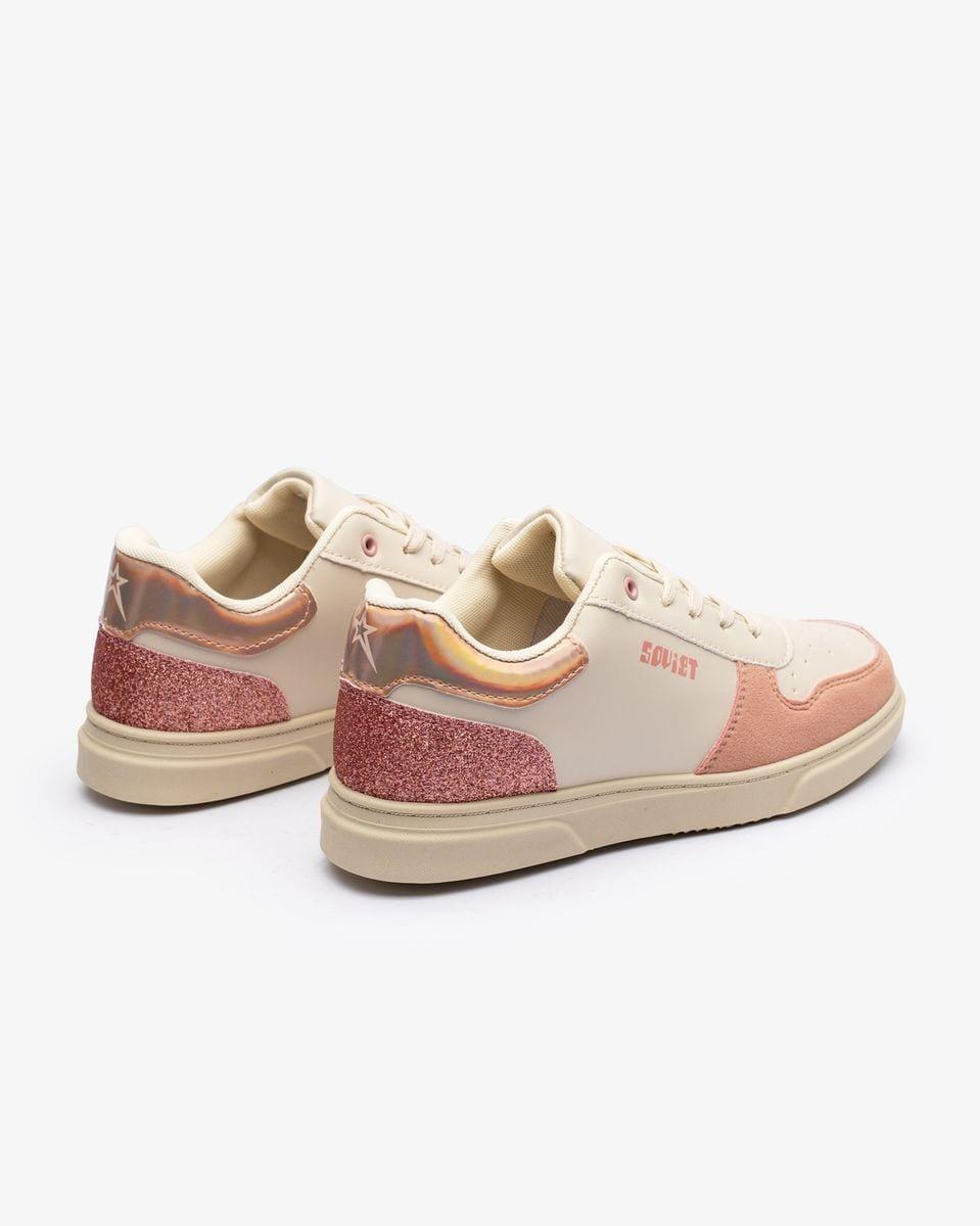 Soviet Kids Society Beige Platform Lace Up Sneaker image 4