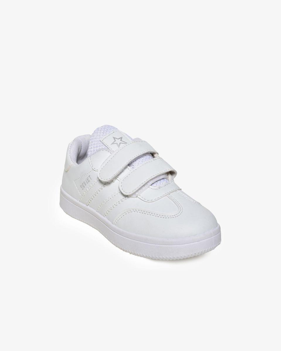 Soviet Kids Vespa White PU Velcro Sneaker