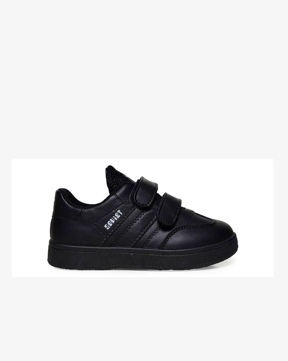 Soviet Kids Vespa Black Mono PU Velcro Sneaker image 2