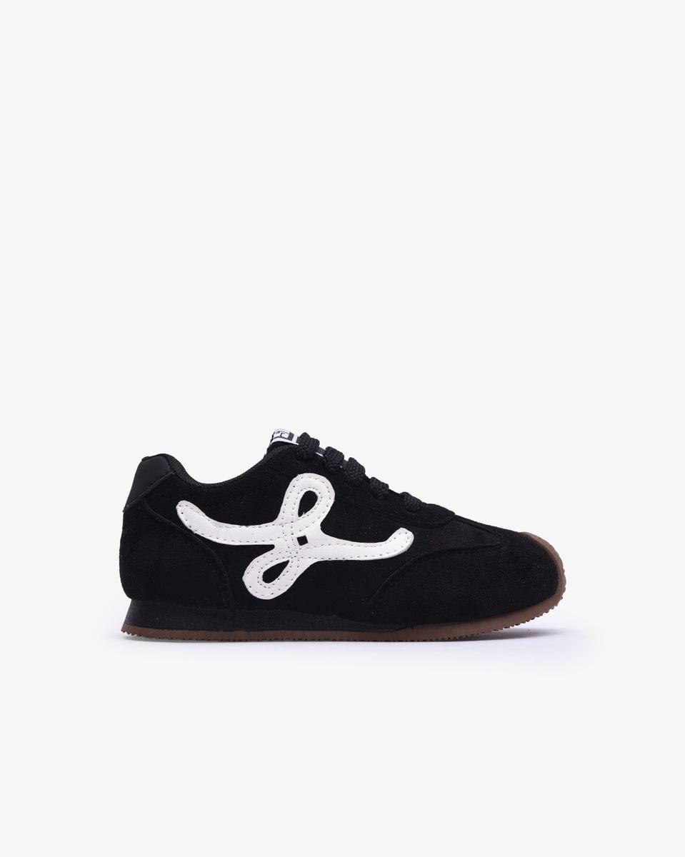 Soviet Kids Layan Black Suede Lace Up Sneaker - UK Junior 11 image 2