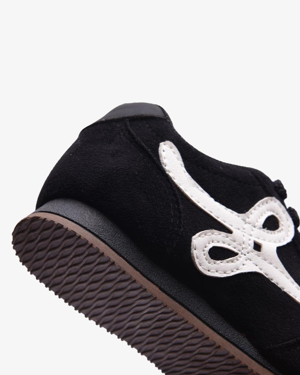 Soviet Kids Layan Black Suede Lace Up Sneaker - UK Junior 11 image 4