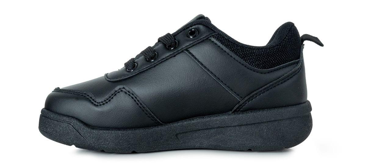 Soviet Kids Andy Low Cut PU Casual Lace Up - Black Mono image 3