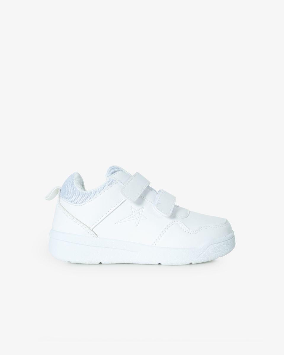 Soviet Kids Samara White Mono Hook and Loop Sneaker image 2