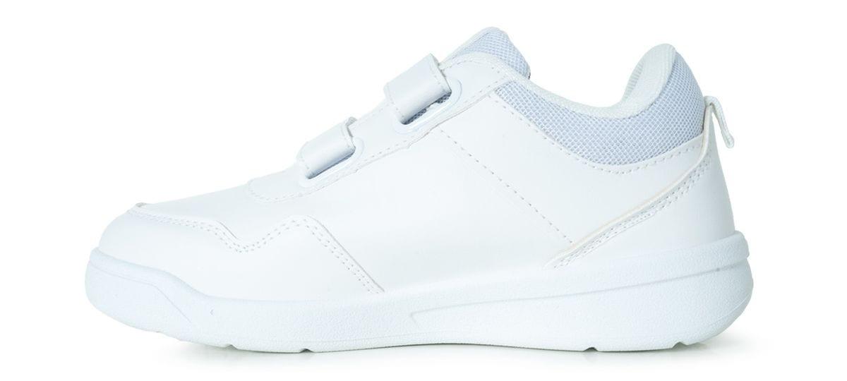 Soviet Kids Samara Low Cut PU Casual Hoop & Loop Sneaker - White Mono image 3