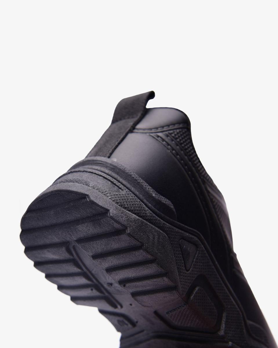 Soviet Kids Aurelia Black Mono Platform Lace Up Sneaker - UK Junior 10 image 3
