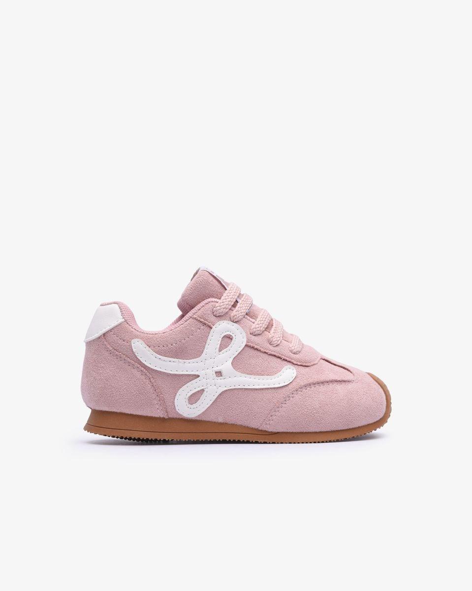 Soviet Kids Layan Dusty Pink Suede Lace Up Sneaker - UK Junior 13 image 2