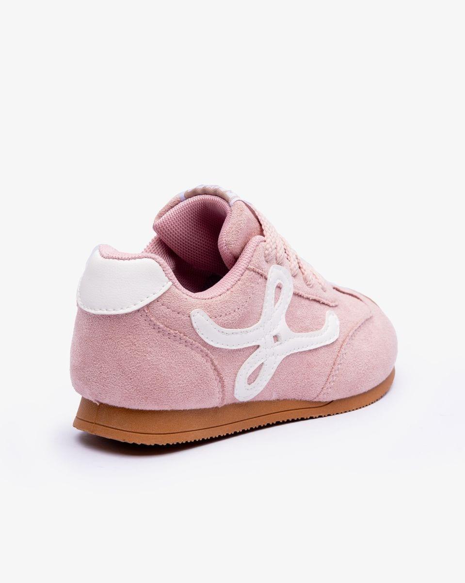 Soviet Kids Layan Dusty Pink Suede Lace Up Sneaker - UK Junior 13 image 4