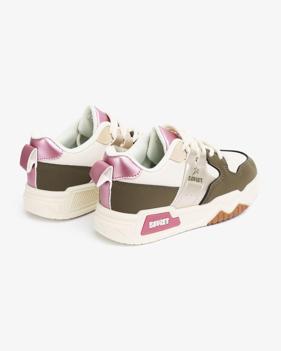 Soviet Kid Major Nude/Olive Chunky Sneaker - UK Junior 1 image 4