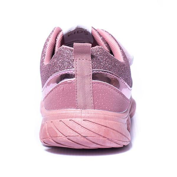 Enrico Coveri Kiddies Glitted Contour Sneakers - Pink image 2
