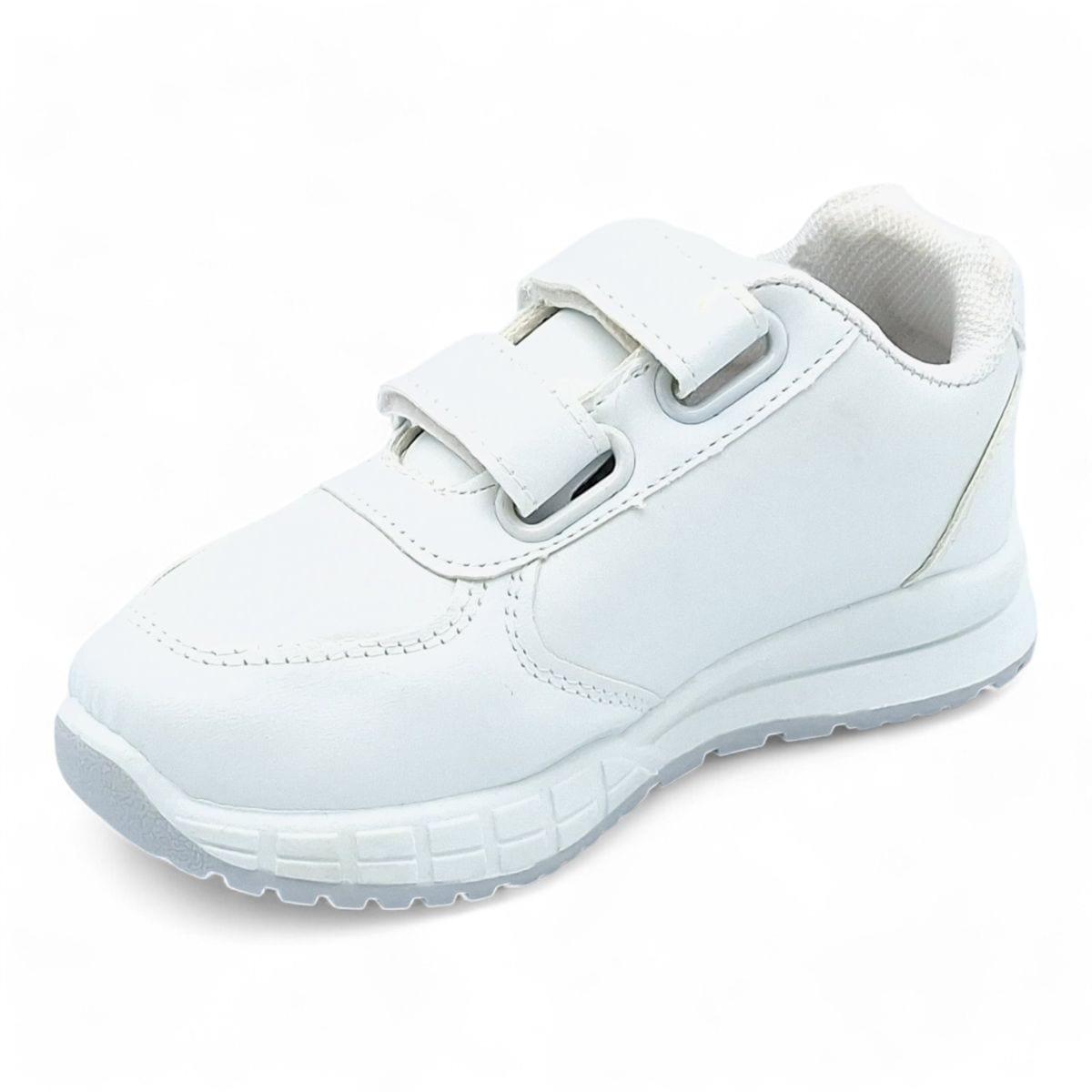 Unisex Kids PU Casual Hook and Loop Sneakers XB230808 image 4