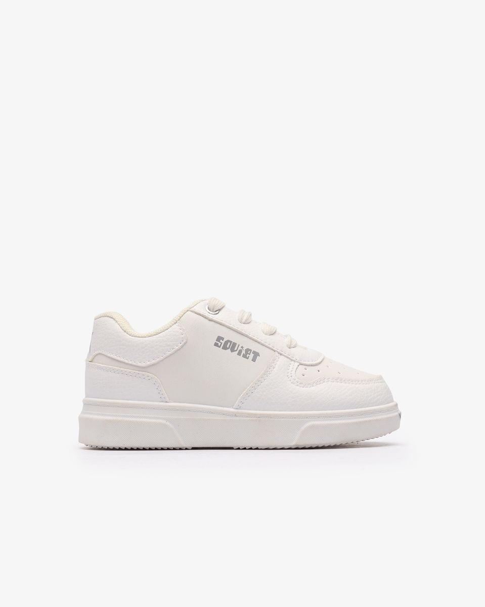 Soviet Youth Society White Lace Up Sneaker - UK Junior 5 image 2